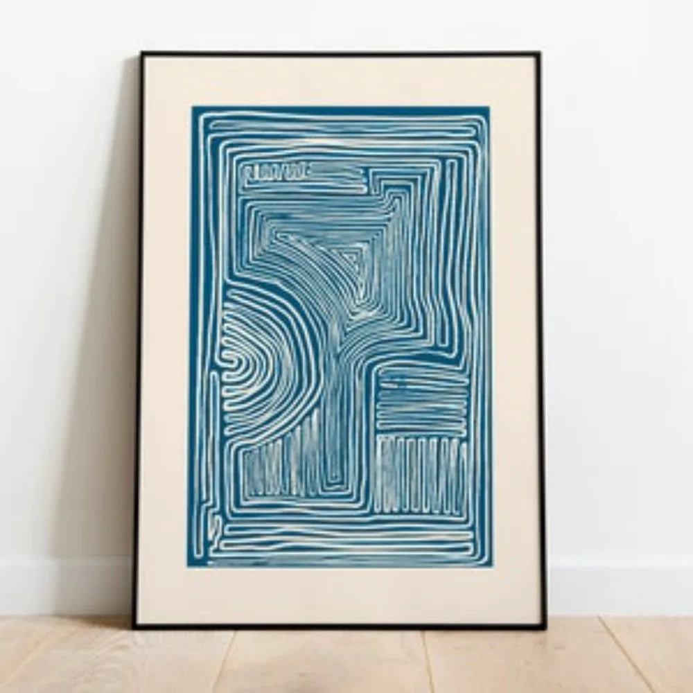 Minimalist Line Art Wall Print