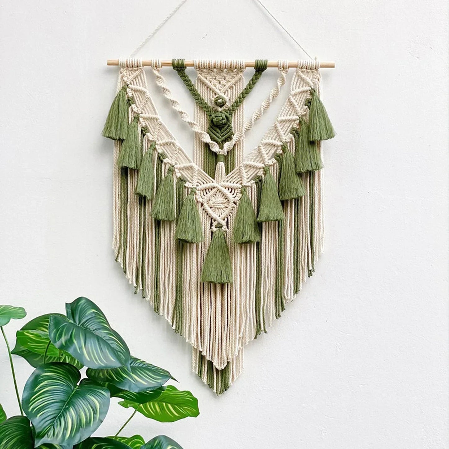 Boho Macrame Wall Hanging Art
