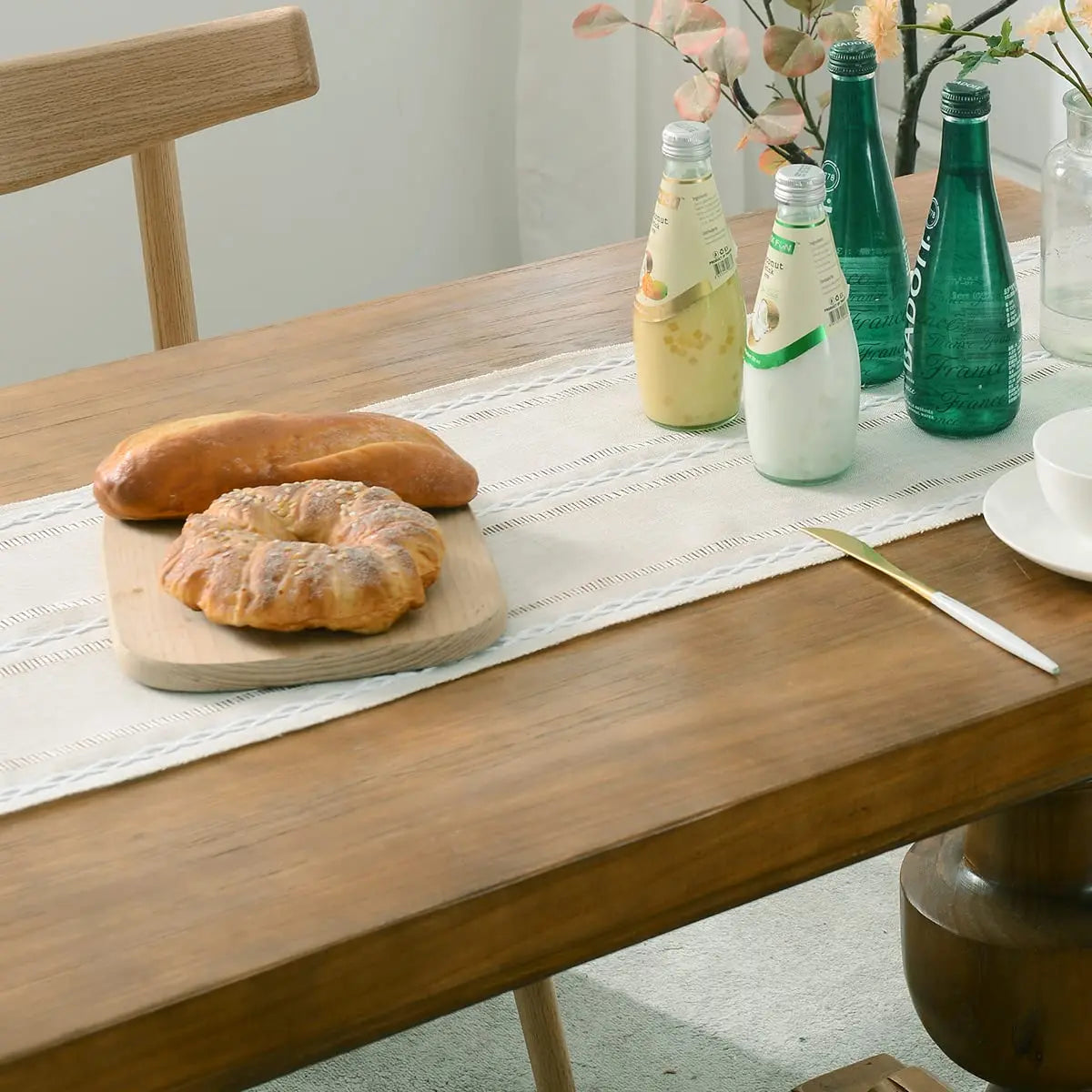 Linen Farmhouse Table Runner