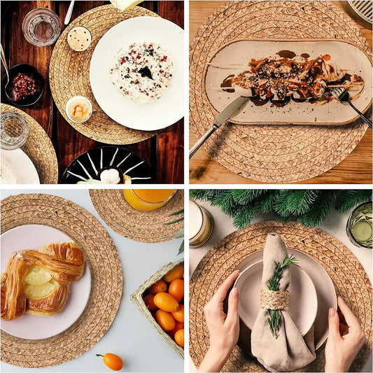 Round Woven Jute Placemats