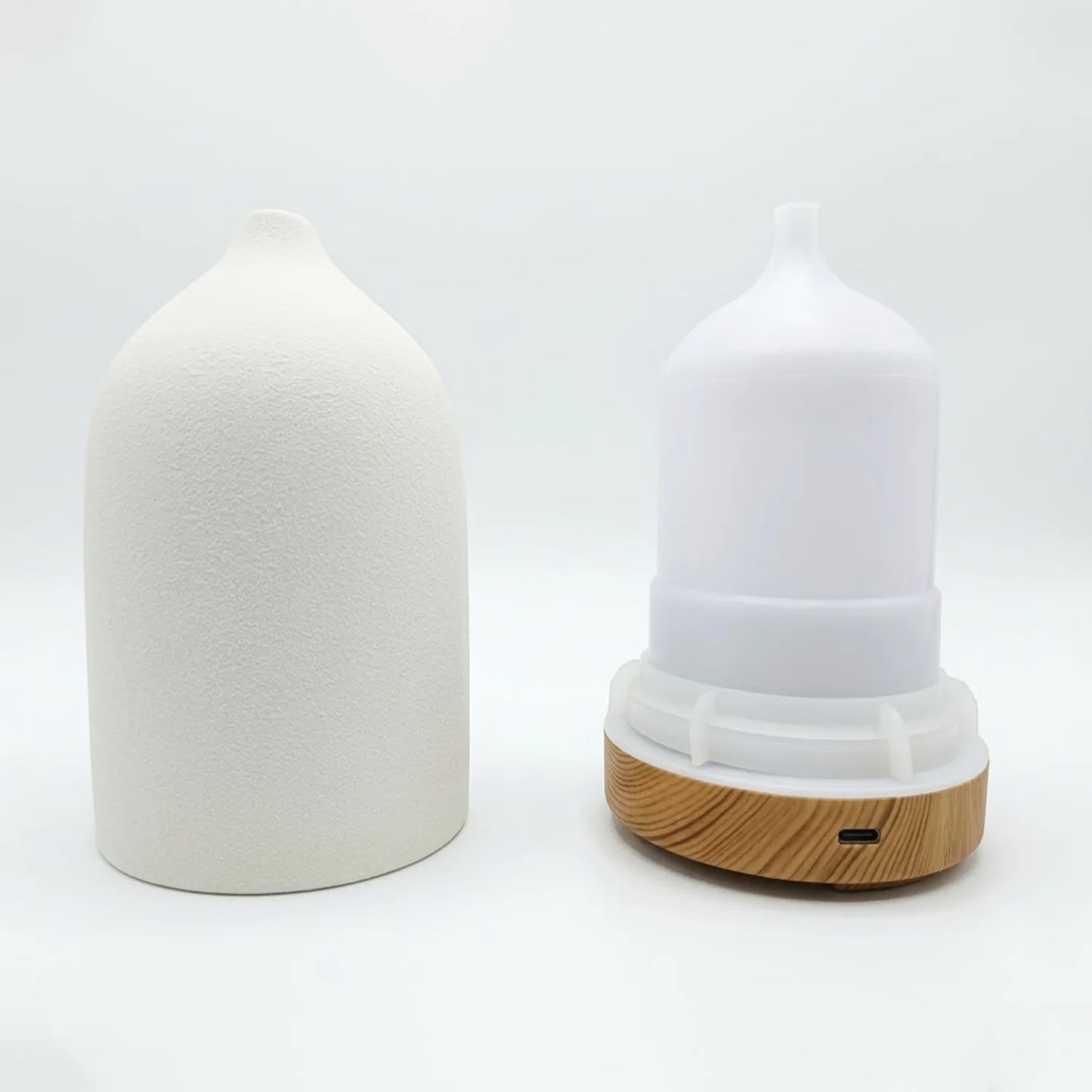 Ceramic and Wood Essential Oil Diffuser