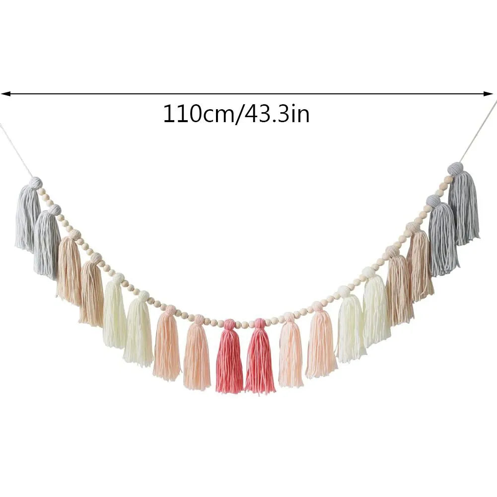 Boho Tassel Wall Garland