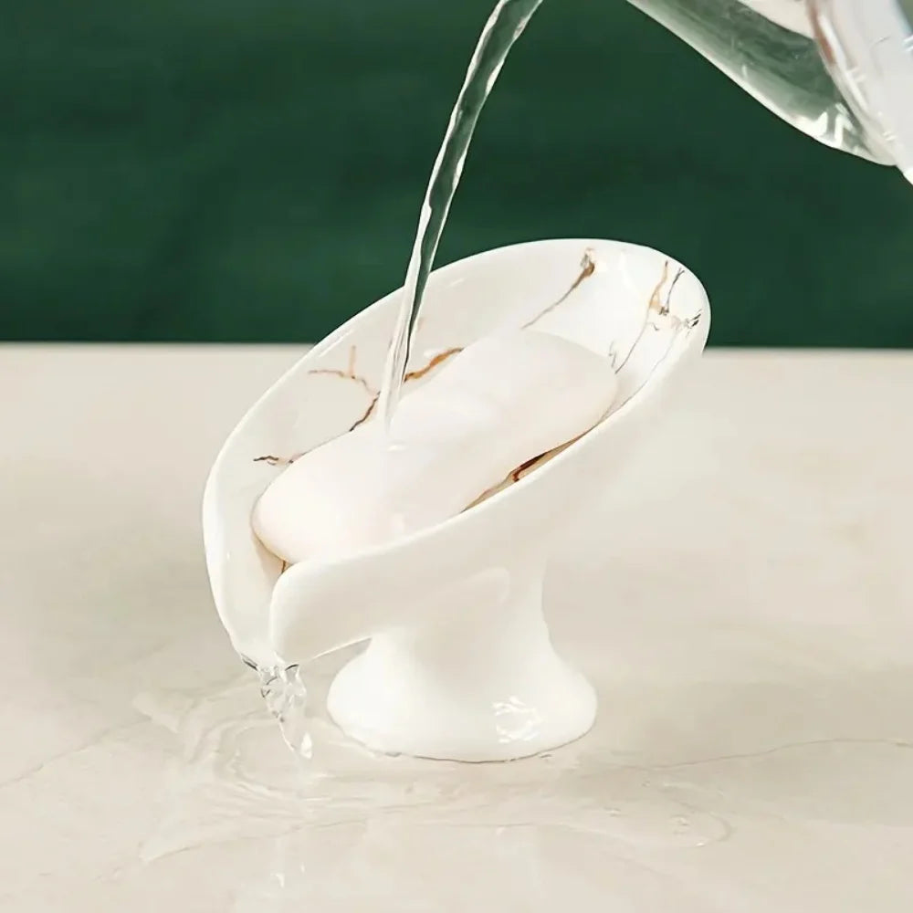 Ceramic Leaf Soap Dish