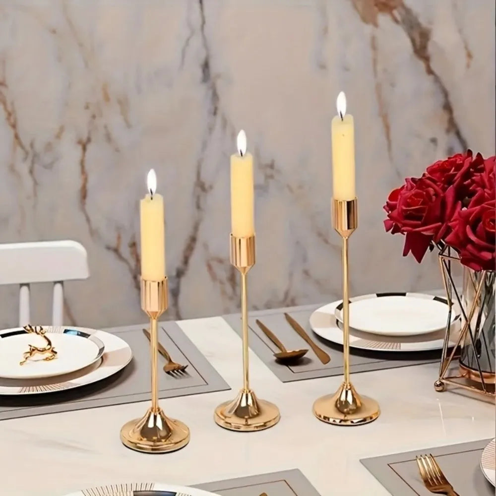 Minimalist Taper Candle Holder Set