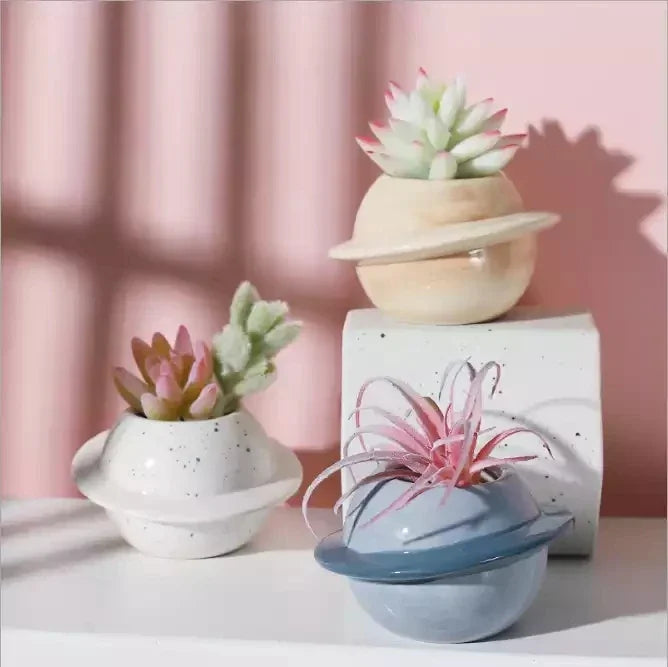 Mini Ceramic Desktop Planter