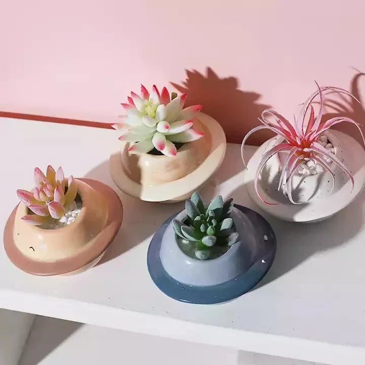 Mini Ceramic Desktop Planter