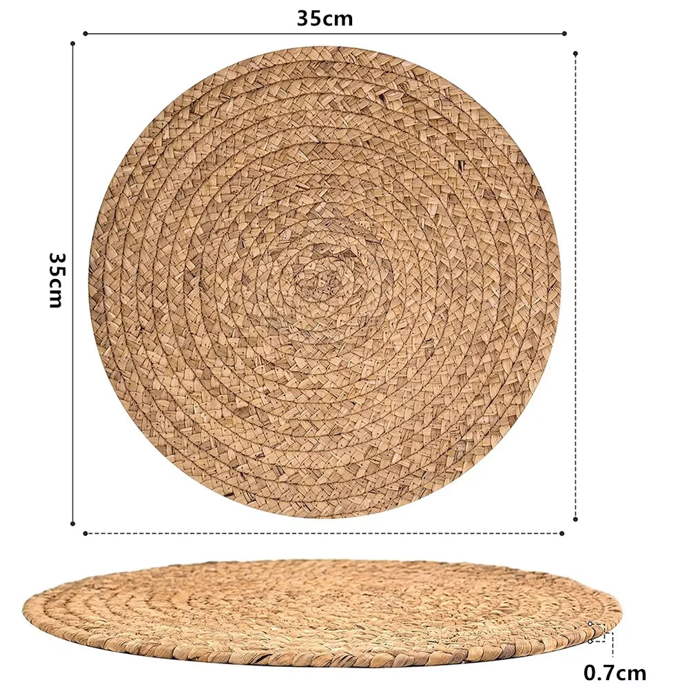 Round Woven Jute Placemats