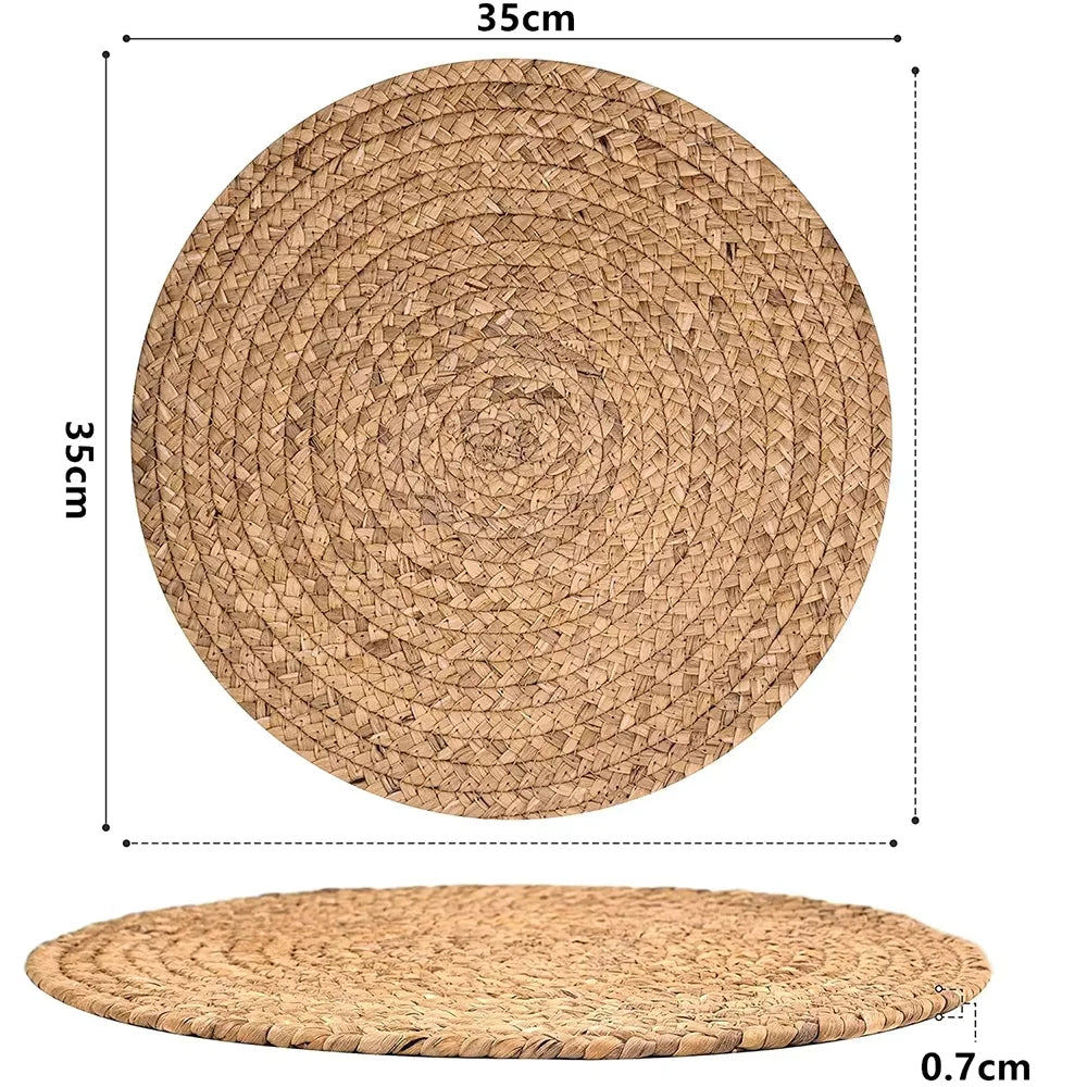 Round Woven Jute Placemats