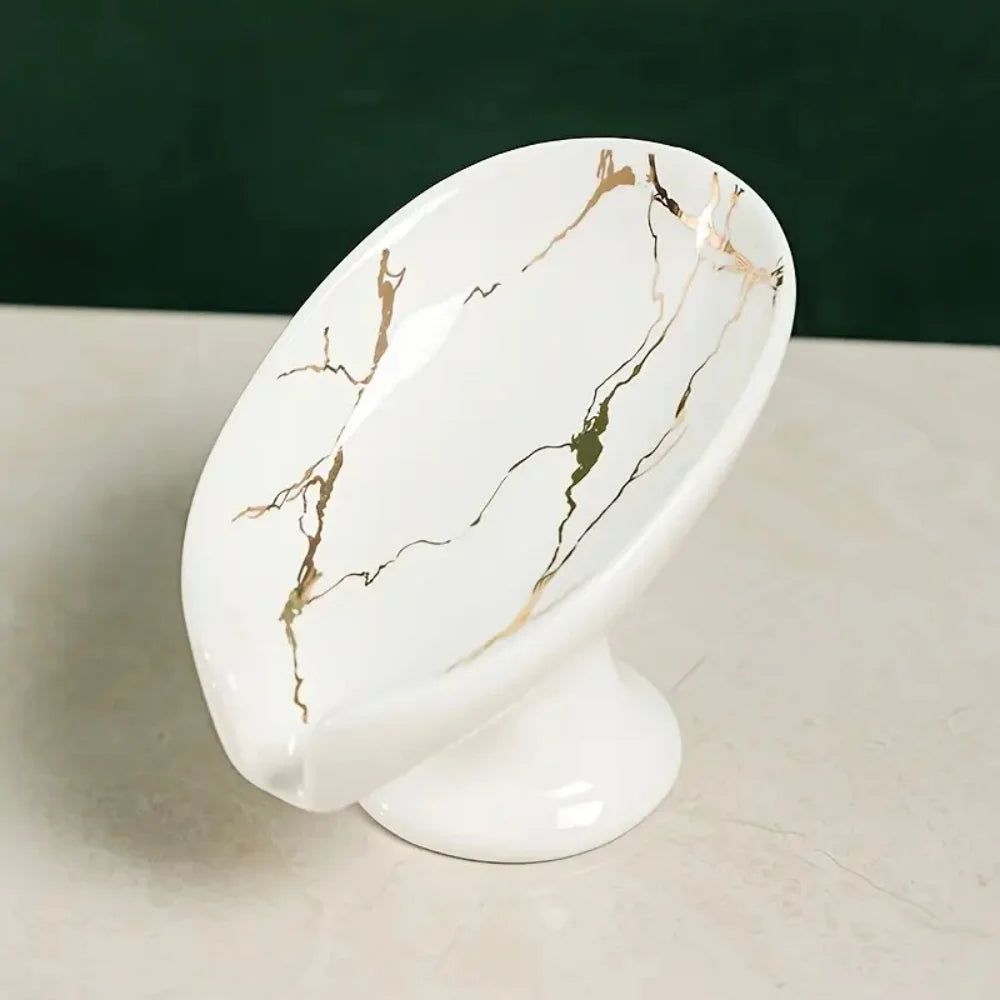 Ceramic Leaf Soap Dish