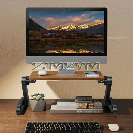 Solid Wood Monitor Riser Stand