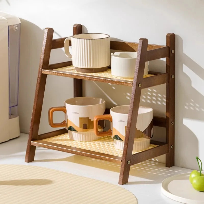 Bamboo Countertop Organizer