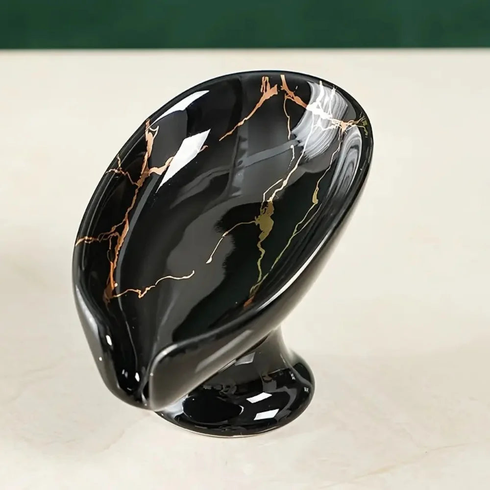 Ceramic Leaf Soap Dish